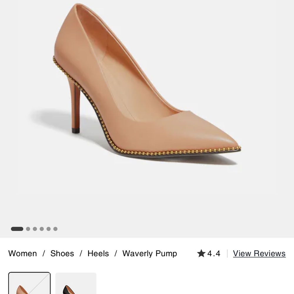 Excellent used condition -Coach Waverly pump-size 7.5